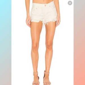 Free People Daisy Chain Distressed Denim Shorts 24